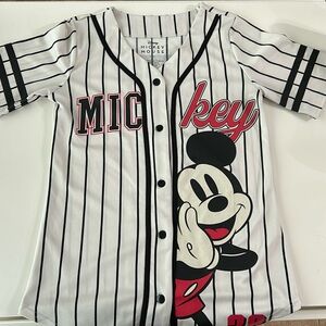 Disney Mickey jersey- adult small/ kids XL